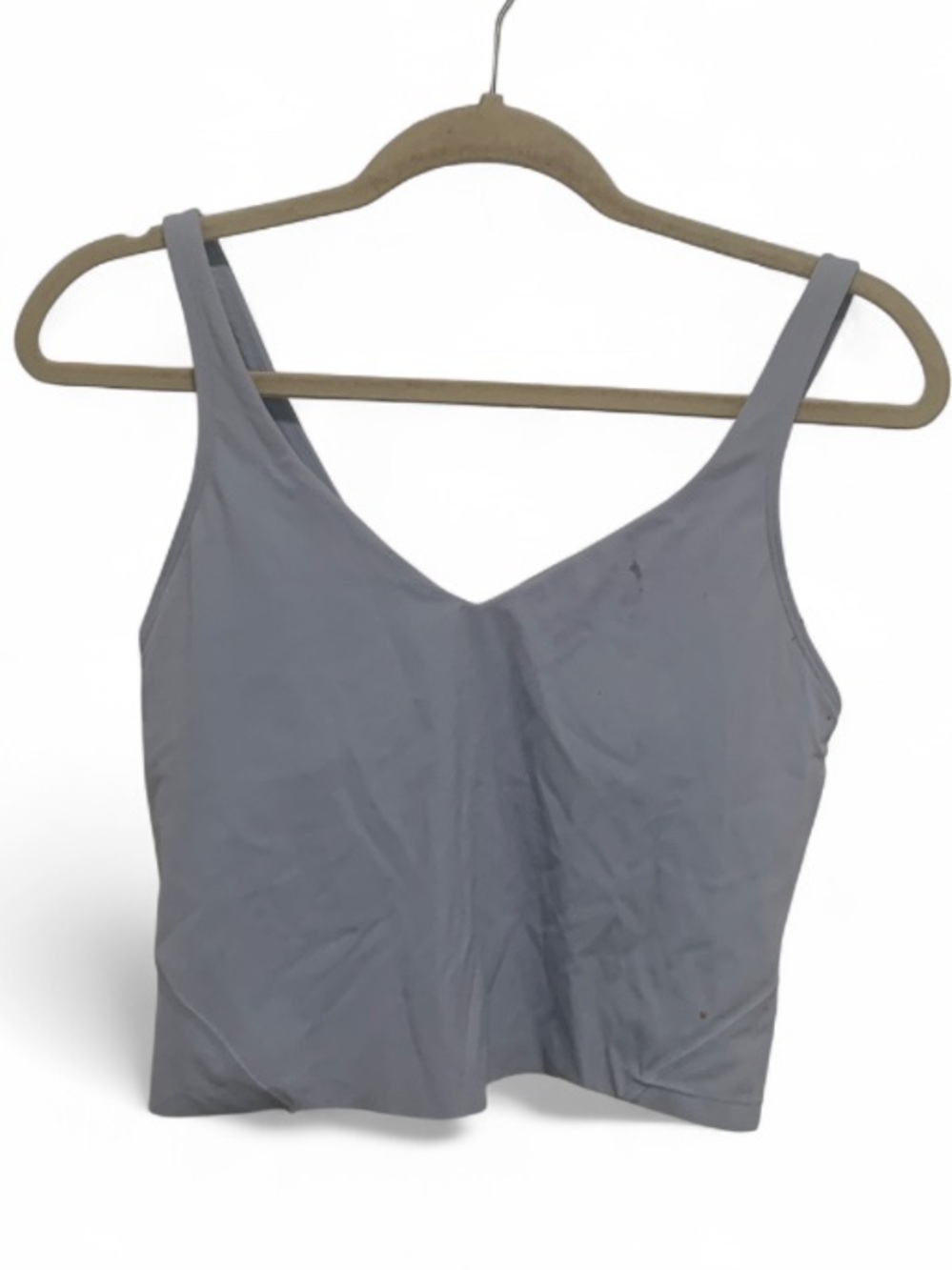 Lululemon Align Light Blue V-Neck Cropped Tank Top